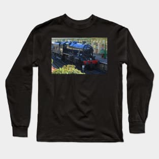 Stanier 8F at Swanage Long Sleeve T-Shirt